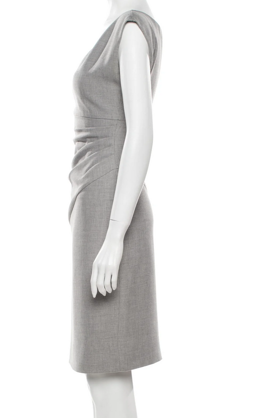 diane von furstenberg grey dress Jeanne Silk Jersey Wrap Dress  Diane von Furstenberg