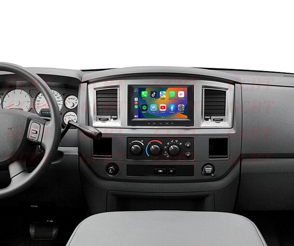 Para Dodge Ram 2500 2008 2009 Radio Apple Carplay Android 13 GPS Navegación WiFi BT Foto 4 de 4