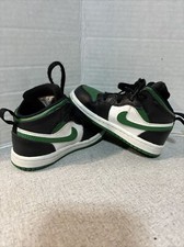 Nike Air Jordan 1 Mid Black Green White 640734-067 US Size 7C Child