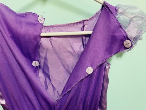 Disney Junior SOPHIA THE FIRST Purple HALLOWEEN Costume Dress Girl 5-6 Nightgown - Picture 7 of 12