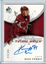 2008-09 SP Authentic Future Watch ##246 Kyle Turris RC AUTO 470/999