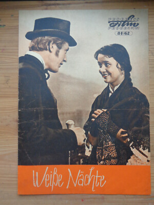 Filmprogramm Progress 84/62  Weiße Nächte / Belye nochi  L.Marchenko