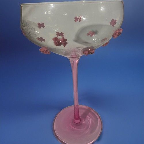 Pink Bow / Bowtie Champagne~ Wine Stem Glass Coquette - Picture 3 of 6