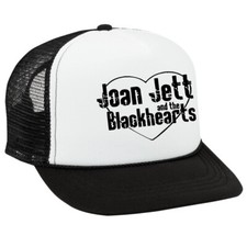 Joan Jett Blackhearts Hat kbd punk rock n roll bad reputation rolling stones