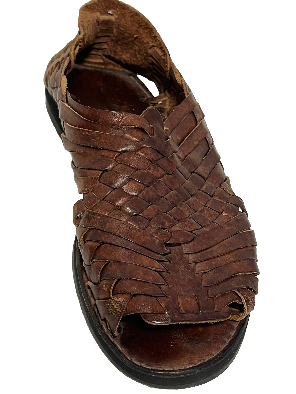 Cabelas Mens Fisherman Leather Sandals Brown Straps M… Gem