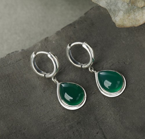 Orecchini Sfera Argento Sterling 925 8mm Leverback Made In Italy - 3