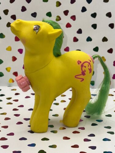 Vintage 1989 My Little Pony MLP G1 Dance ‘n Prance Ponys „Swinger“ *FUNKTIONIERT*
