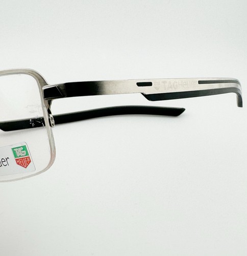 Authentic Tag Heuer Eyeglass Line Half-Rim TH 3823 Frame France Eyewear 57mm - Picture 4 of 24