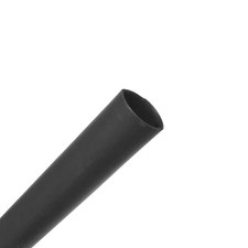 1/4" Heat Shrink 3:1 Sleeving, Black Polyolefin Tubing, 4 ft Length