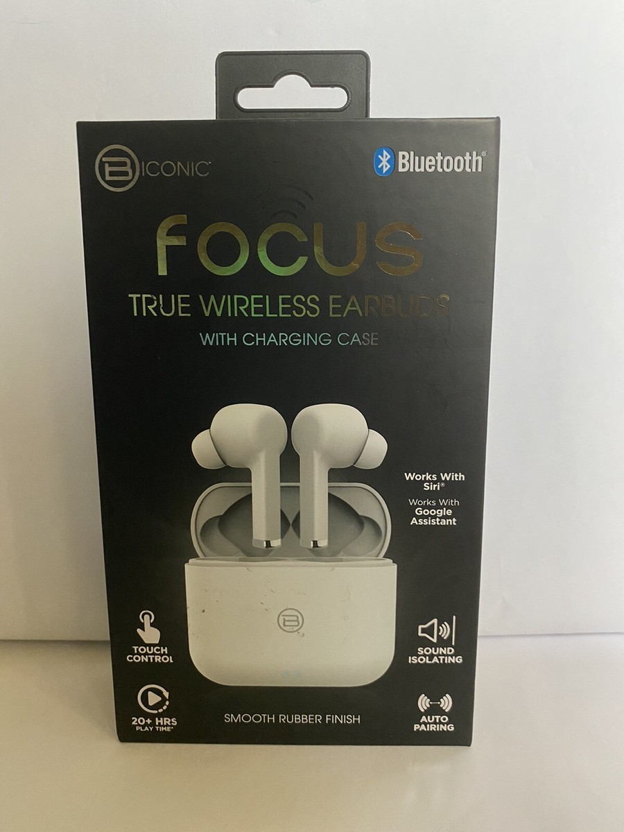 NEW! *B Iconic Focus True Wireless Earbuds with Charging Case