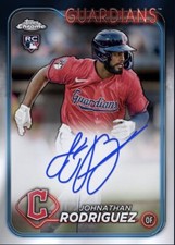 2024 Topps Chrome Update Rookie RC Signature Auto JOHNATHAN RODRIGUEZ Digital
