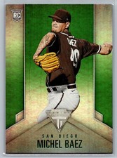 2020 Panini Chronicles #6 Michel Baez Titanium Green