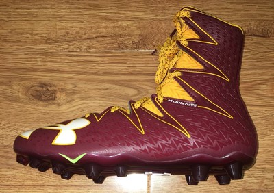 boys gold football cleats