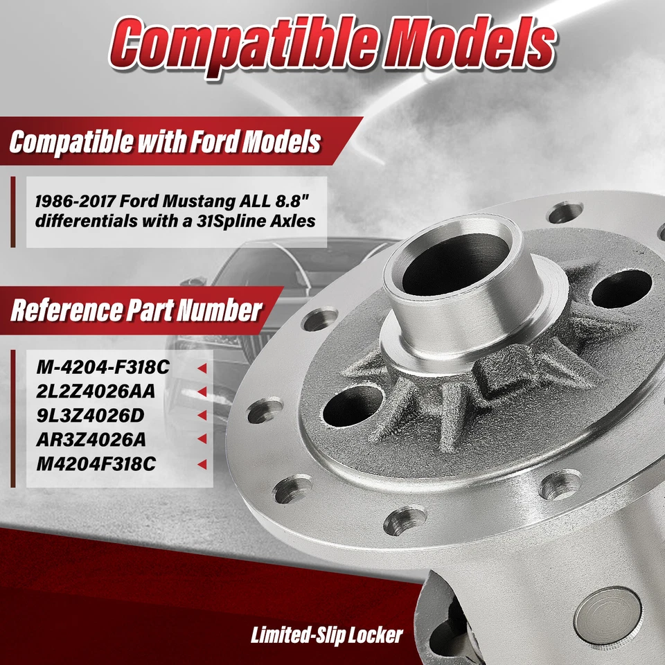 For Ford 1986-2014 Mustang 8.8"31 Spline Traction Lok Differential M-4204-F318C - Изображение 2 из 4