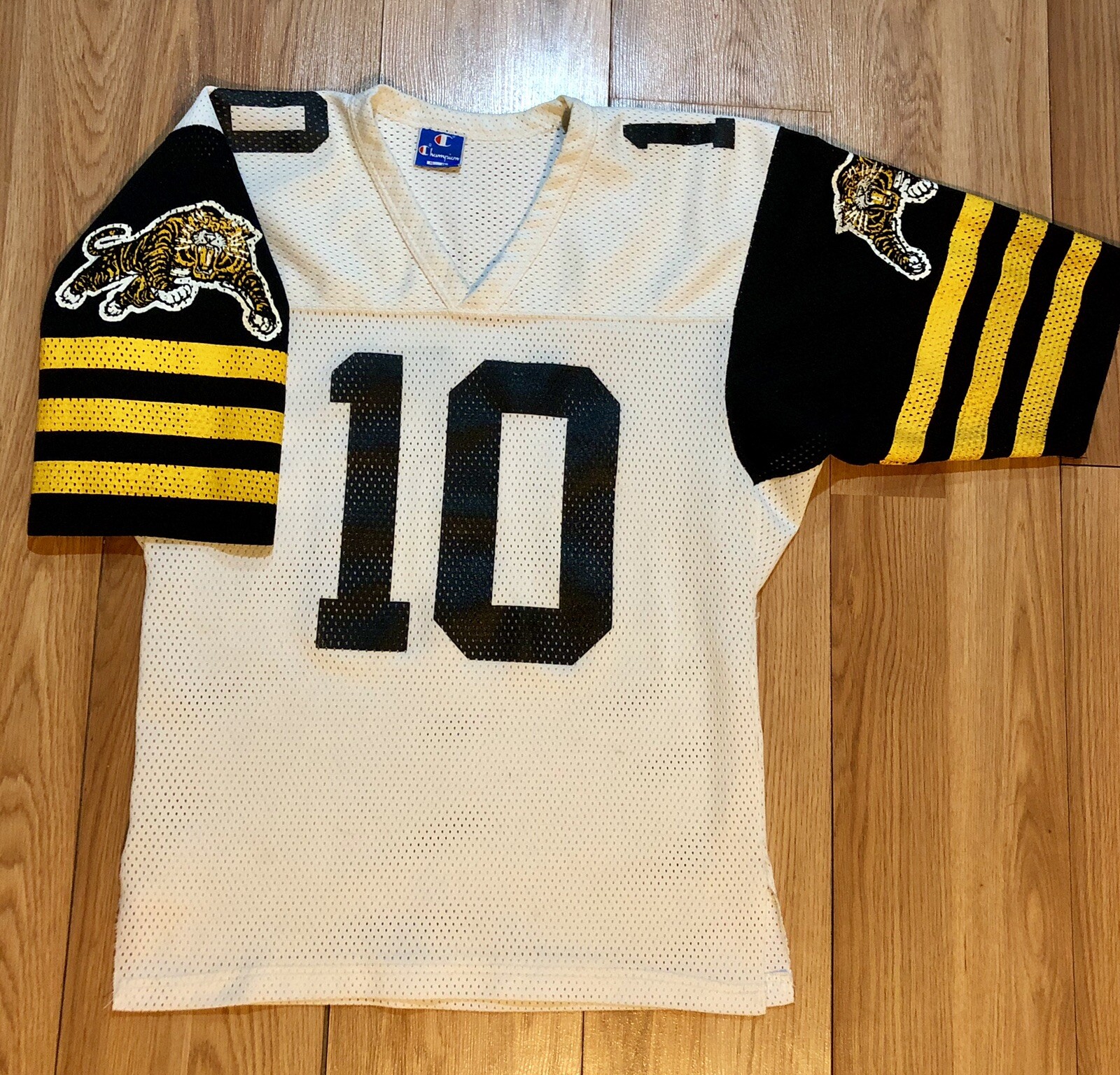 Vtg 80's Champion Hamilton Tiger Cats 