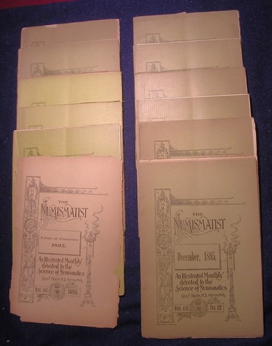 Make an Offer, Set of 11 of 12 Issues of 1895 "Numismatists",  A Rare Offering