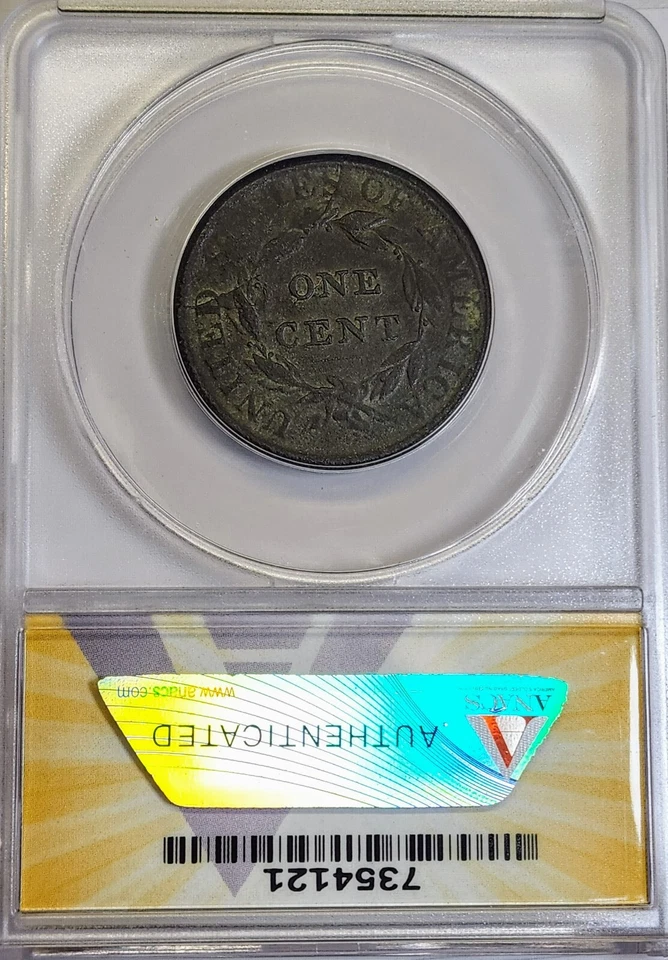 1808 Classic Head Large Cent - ANACS VF30 Details - Free Shipping! - Image 4 of 4