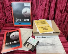 Preowned Dynamix Aces of the Deep MS DOS CD 1939-1945 U-Boat Game computer disk