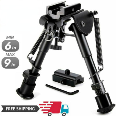 9-13'' Hunting Rifle Bipod, Spring Return with 360° Picatinny Rail