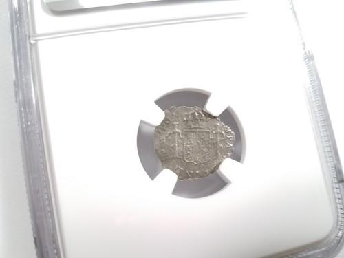 EL CAZADOR Shipwreck NGC (1772-83) Mexico 1/2 Real Sea Salvaged Sunken Treasure - Picture 9 of 12