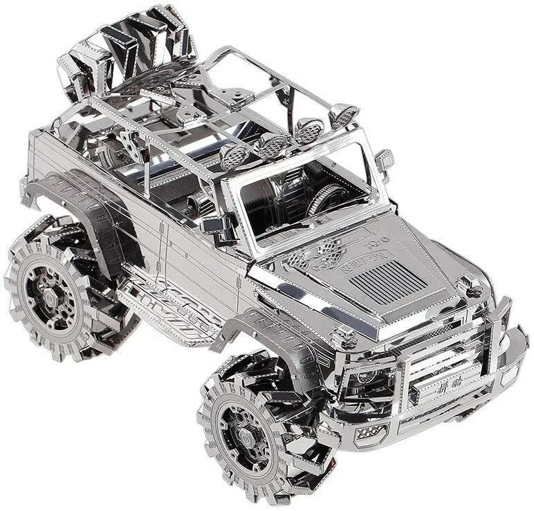 Piececool HP078-S SUV Off-road Vehicle Metal Model Kit 157 pcs - Image 2 of 3