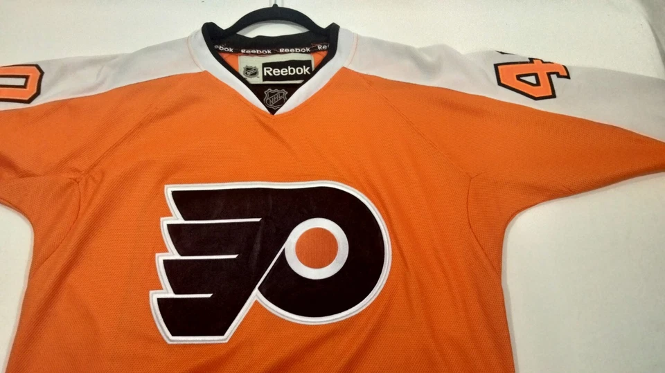 Camiseta deportiva Philadelphia Flyers Vincent Lecavalier Reebok estilo NHL talla 48  Foto 2 de 4
