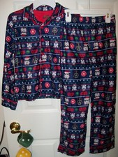 Star Wars R2D2 Darth Holiday Flannel Long 2 Piece Pajama PJ Boys Size 10 NWT