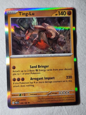 Ting-Lu - 109/182 Paradox Rift Holo Rare Pokemon - MINT CONDITION | eBay