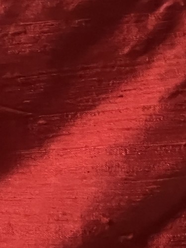 Vintage 90's NICOLE MILLER Red Silk Beaded Cocktail Mini Dress Size 4 - Picture 8 of 11