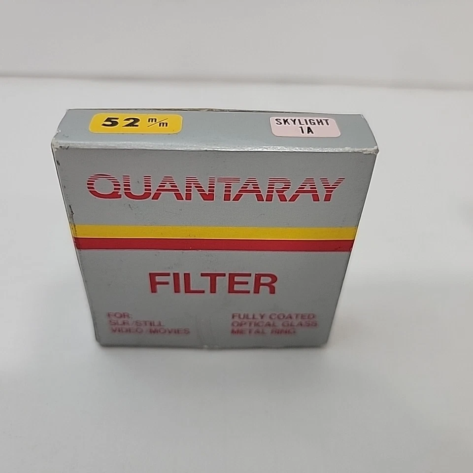 Vintage Quantaray Professional Series 52mm UV Camera Filter - Unopened - Image 2 of 2