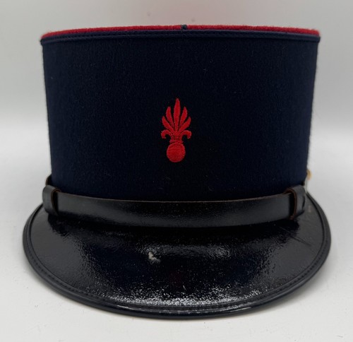 Vintage French Army Foreign Legion Kepi Hat Légion étrangère Visor Size 57 60's
