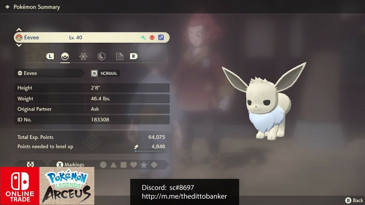 My first shiny is an Alpha Eevee! I have no idea what to evolve it into :  r/PokemonLegendsArceus