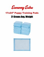 17x24 Extra Absorbent Grade Puppy Dog 4-Layers Training Pee pads Reuse 3x 900ct