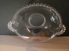 Vintage Imperial Candlewick Double Handled 8.5" Serving Bowl