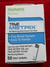 CenterWell True Metrix Blood Glucose 50 Test Strips Exp10/31/25; 5 BOXES