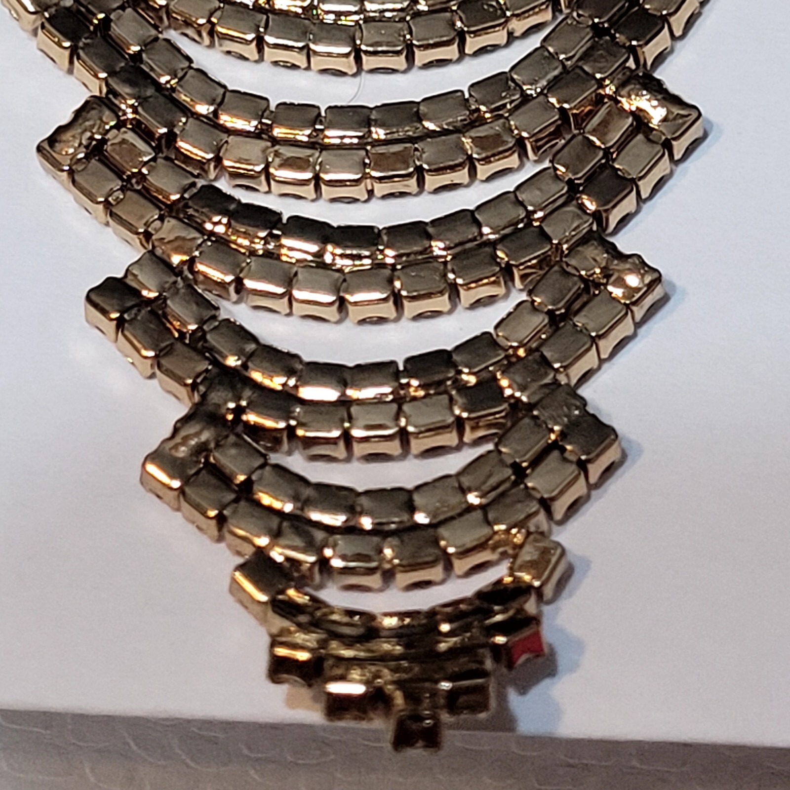 Goltone Rhinestone Statement  Stud Earrings - image 12