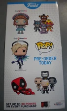 BIG RARE Funko Pop Store Display Poster Sign Five Nights Freddy's FNAF Deadpool