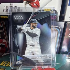 Topps 2026 Chrome Black Jasson Dominguez #110 Yankees Refractor /199