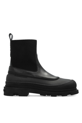 MONCLER $990 Vera Edge Black Boots New & Authentic