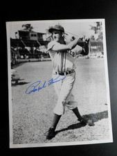 Ralph Kiner Signed 8 x 10 Black and White Photo with COA
