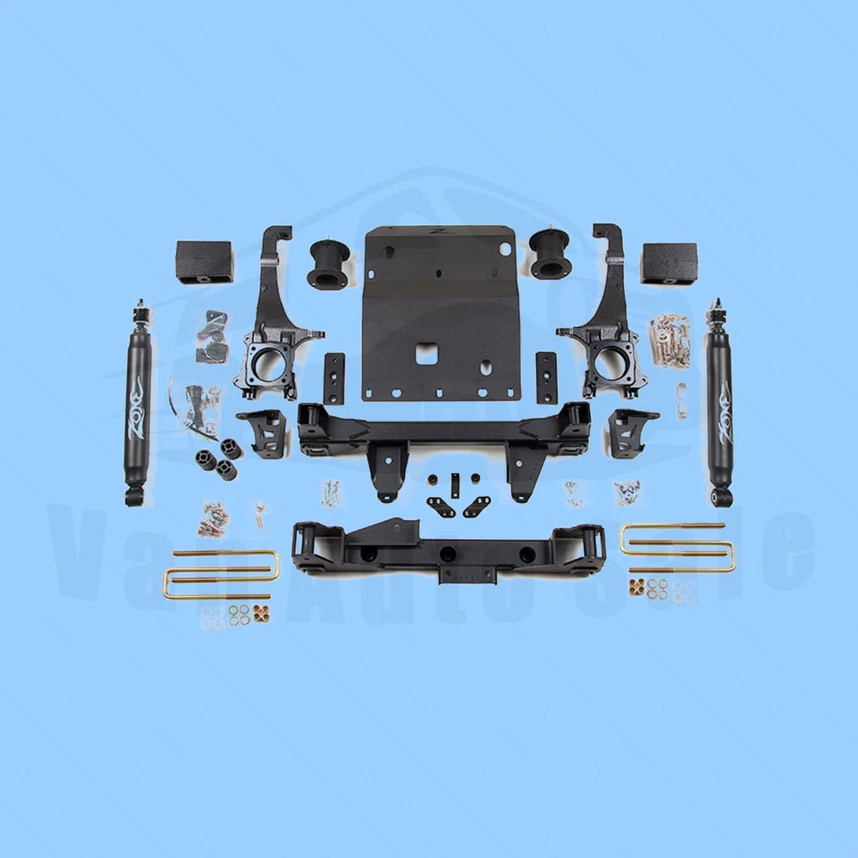 Лифт-комплект Zone 4 дюйма для 2005-2015 Toyota Tacoma 4WD (нитроамортизаторы) - Изображение 2 из 3
