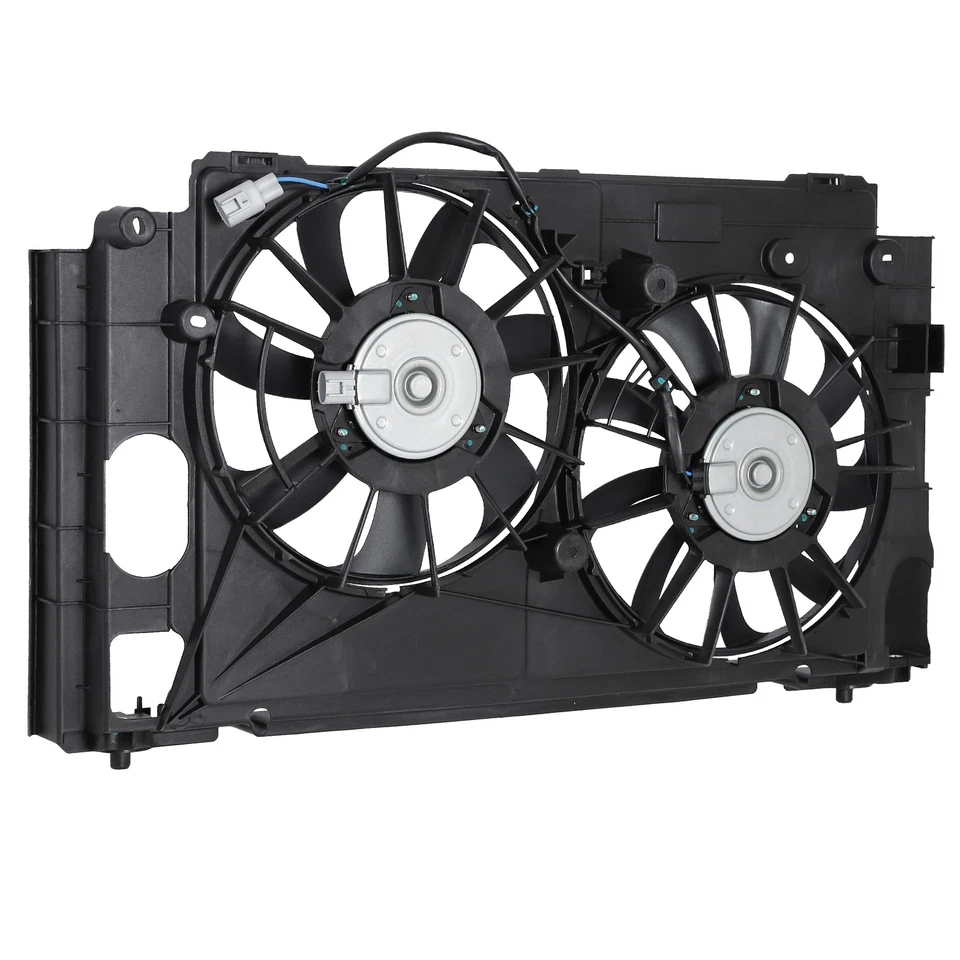 AC Condenser Radiator Cooling Dual Fan For 2010-2018 Toyota Prius Lexus CT200H - Image 4 of 4