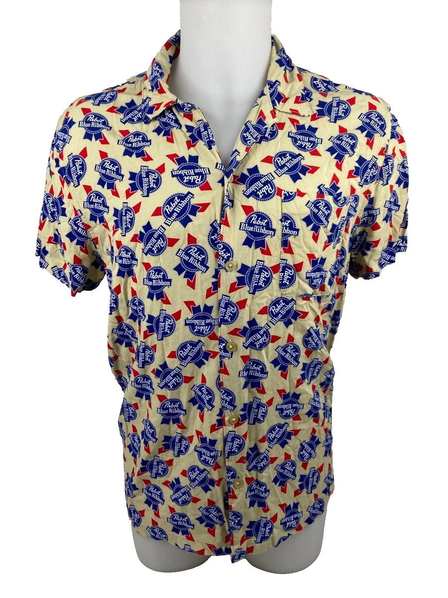 Pabst Blue Ribbon Shirt Indiana Collectible Beer Themed Clothing