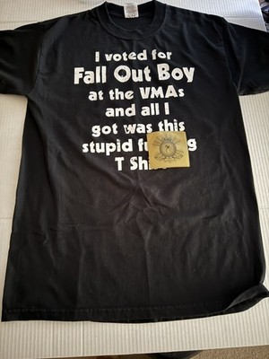 Fall Out Boy VMA MTV Shirt Vintage Rare Panic At The Disco Paramore /100 EMO AFI