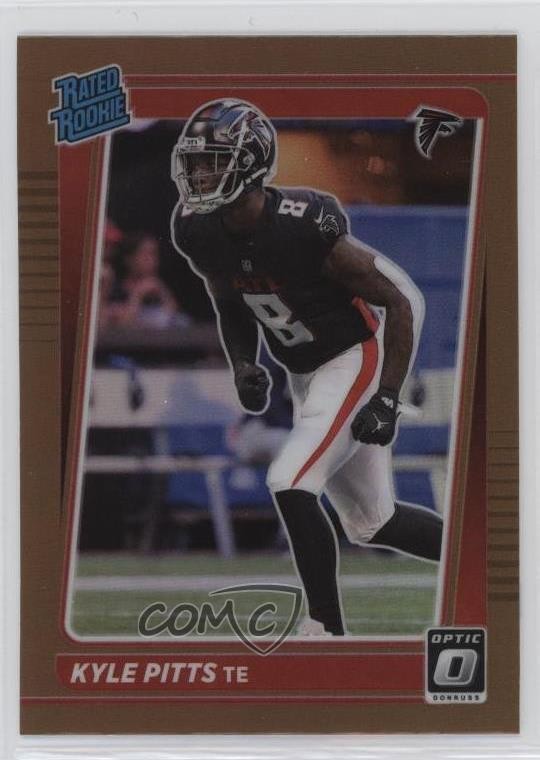 2021 Panini Donruss Optic Rated Rookie Bronze Prizm Kyle Pitts #211 0nw3