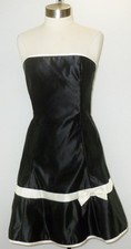 Jessica McClintock Gunne Sax Strapless Prom Dress Black Whimisgoth Size 11