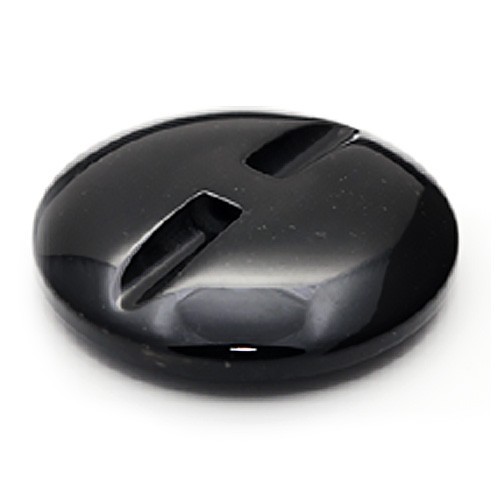 49mm Polyester Coat Button with Tunnel Shank Back by 1-pc, BOT-N544