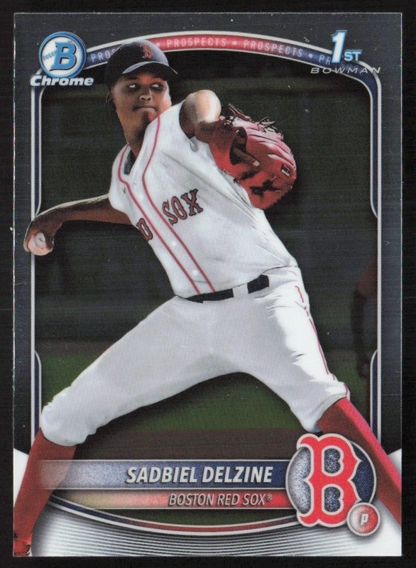 2025 Bowman Chrome Prospects Sadbiel Delzine #BCP-235 GS1-4