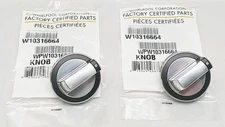 AP6019356 Whirlpool Stovetop Surface Element Control Knob - New - Set of Two (2)