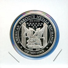 APMEX American Eagle .999 Fine Silver 1oz Round Bullion #89 Semi Proof Like Coin